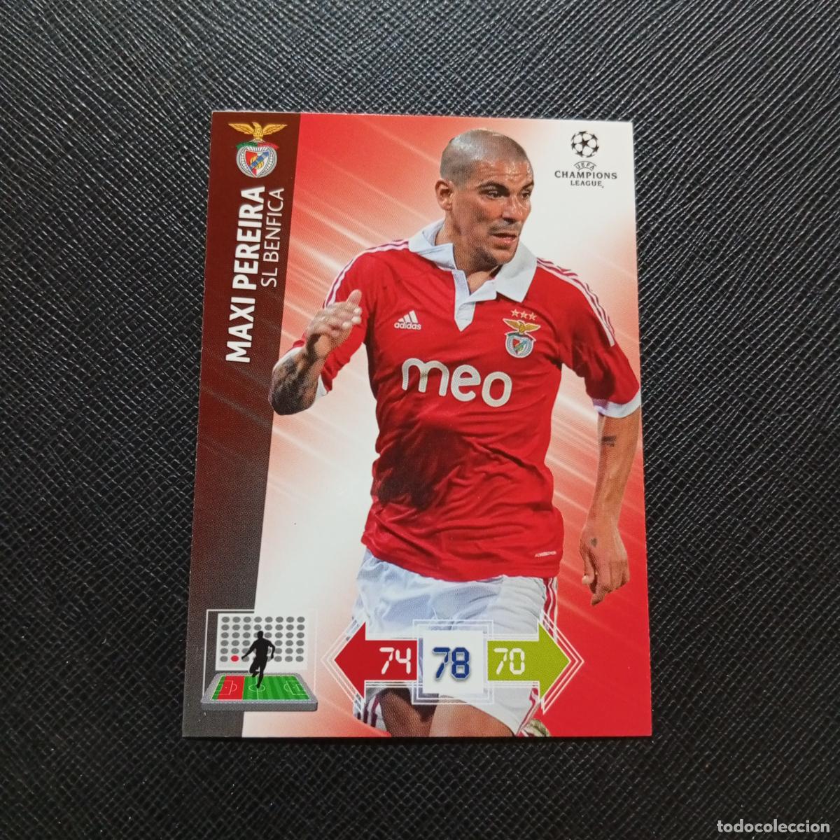 Cromos de Futebol: MAXI PEREIRA BENFICA ADRENALYN CHAMPIONS LEAGUE 2012 2013 FUTBOL 12 13 - A210 PG406 B