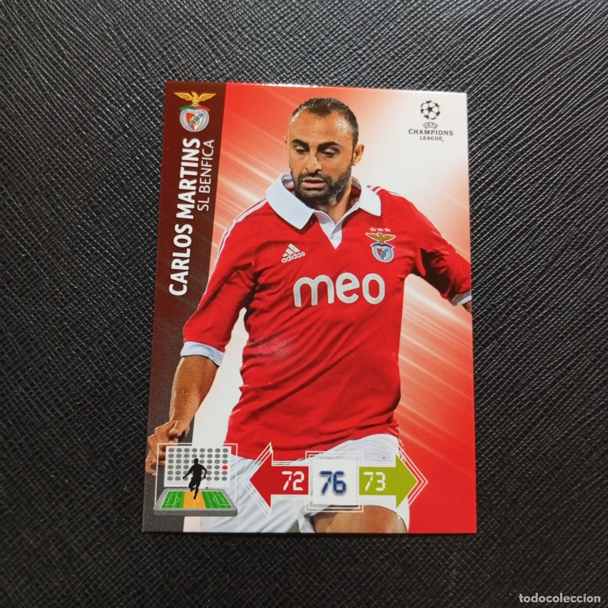 Cromos de f&uacute;tbol: CARLOS MARTINS BENFICA ADRENALYN CHAMPIONS LEAGUE 2012 2013 FUTBOL 12 13 - A210 PG424