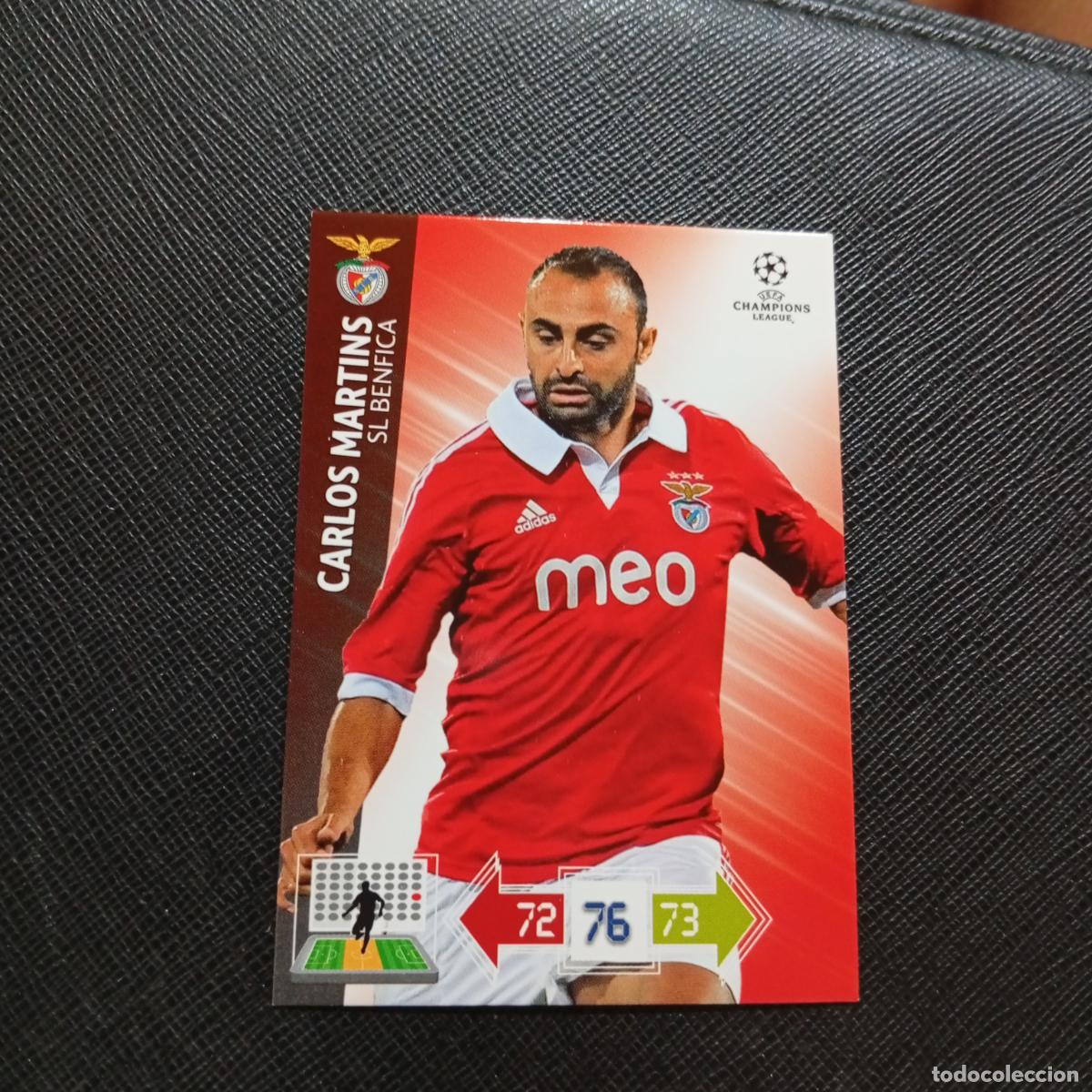 Cromos de f&uacute;tbol: CARLOS MARTINS BENFICA ADRENALYN CHAMPIONS LEAGUE 2012 2013 FUTBOL 12 13 - A210 PG406