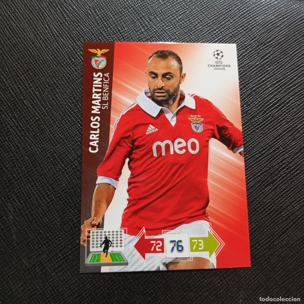 Cromos de f&uacute;tbol: CARLOS MARTINS BENFICA ADRENALYN CHAMPIONS LEAGUE 2012 2013 FUTBOL 12 13 - A210 PG415