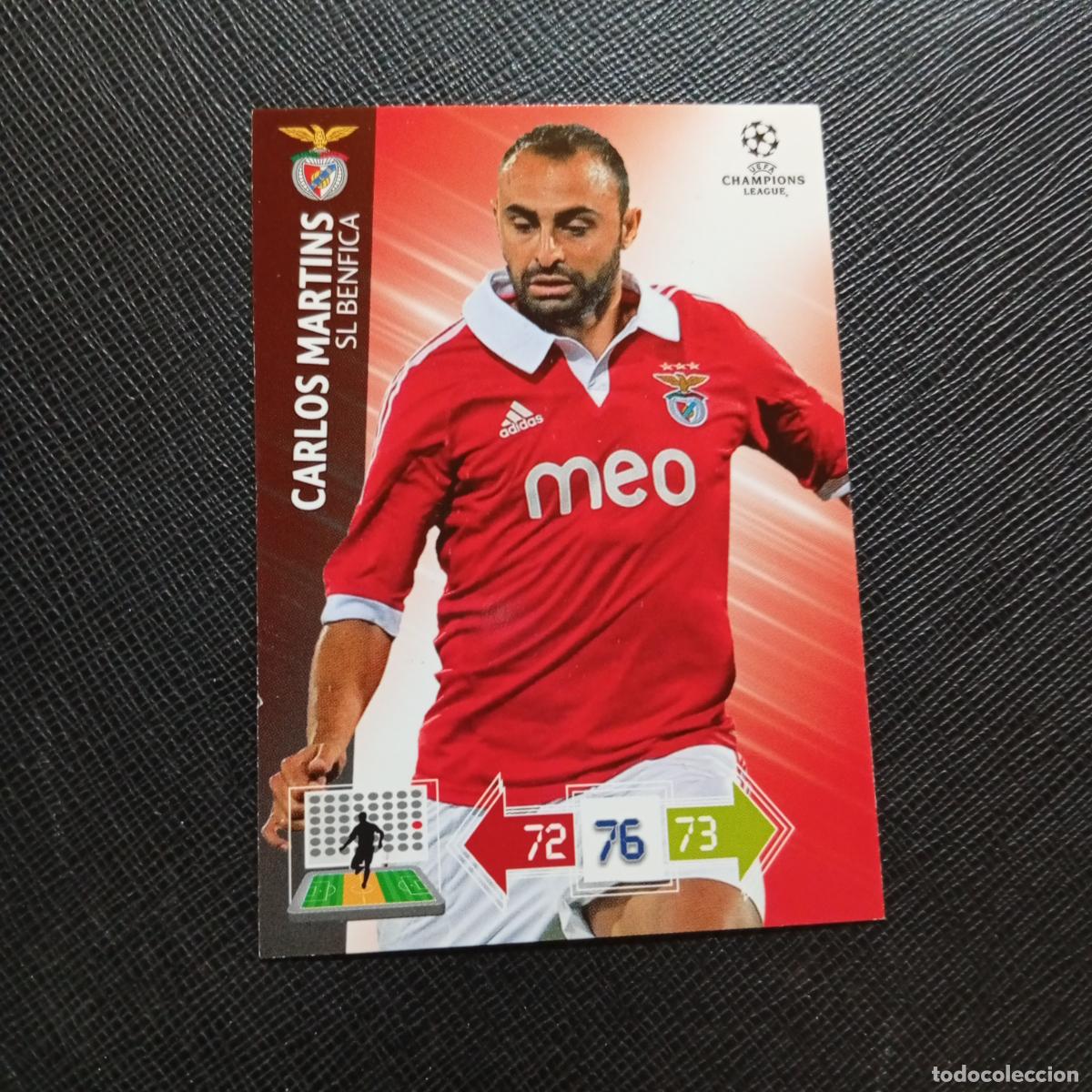 Cromos de f&uacute;tbol: CARLOS MARTINS BENFICA ADRENALYN CHAMPIONS LEAGUE 2012 2013 FUTBOL 12 13 - A210 PG415 B