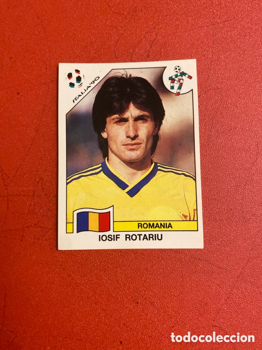 Football Stickers: Cromo panini mundial Italia 90 n&uacute;mero 161 Rotariu - Stickers album world cup Italy 1990
