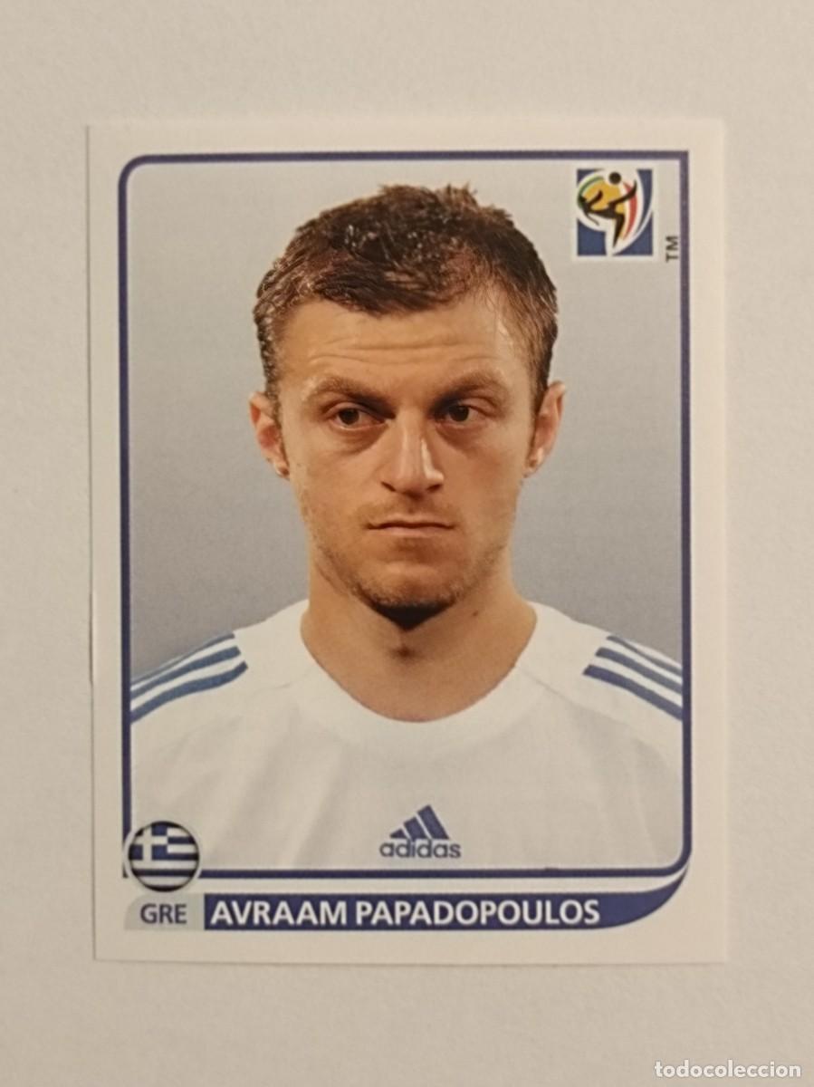 Fu&szlig;ball-Sticker: #170 AVRAAM PAPADOPOULOS (GRECIA) MUNDIAL SUDAFRICA 2010 PANINI