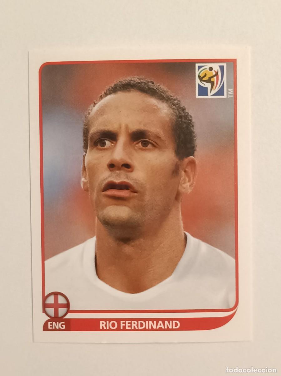 Fu&szlig;ball-Sticker: #186 RIO FERDINAND (INGLATERRA) MUNDIAL SUDAFRICA 2010 PANINI