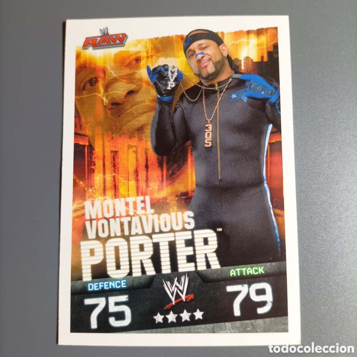 Fu&szlig;ball-Sticker: CARTA WWE Topps Slam Attax Evolution 2009 - M. V. PORTER