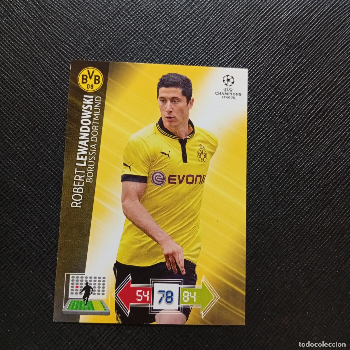 Cromos de f&uacute;tbol: LEWANDOWSKI BORUSSIA DORTMUND ADRENALYN CHAMPIONS LEAGUE 2012 2013 FUTBOL 12 13 - A210 PG478 B