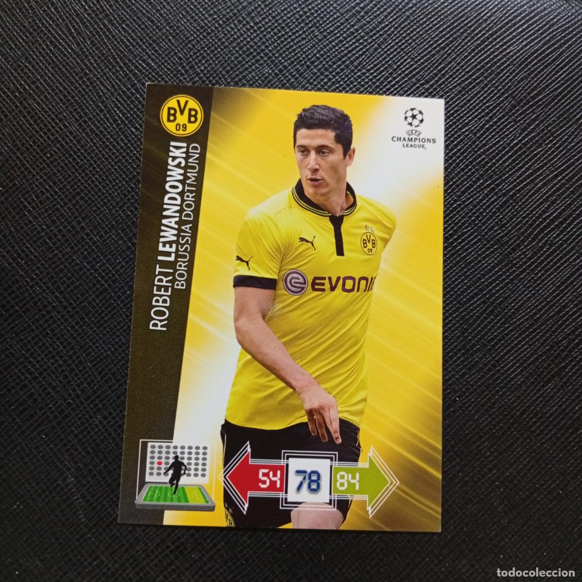 Cromos de f&uacute;tbol: LEWANDOWSKI BORUSSIA DORTMUND ADRENALYN CHAMPIONS LEAGUE 2012 2013 FUTBOL 12 13 - A210 PG496