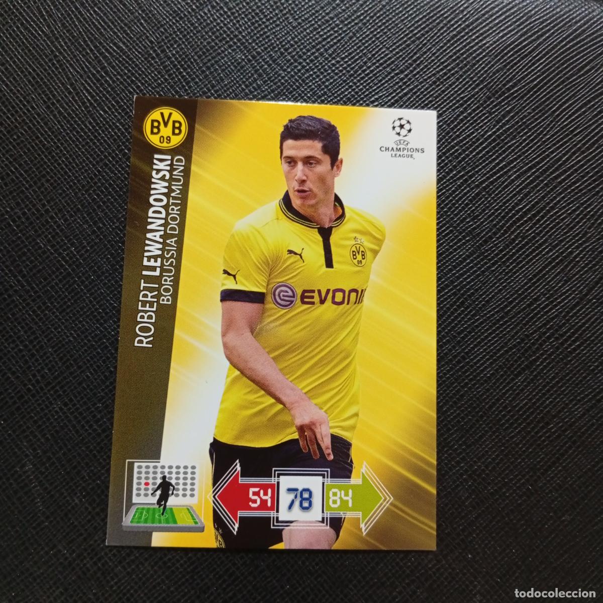 Cromos de f&uacute;tbol: LEWANDOWSKI BORUSSIA DORTMUND ADRENALYN CHAMPIONS LEAGUE 2012 2013 FUTBOL 12 13 - A210 PG505