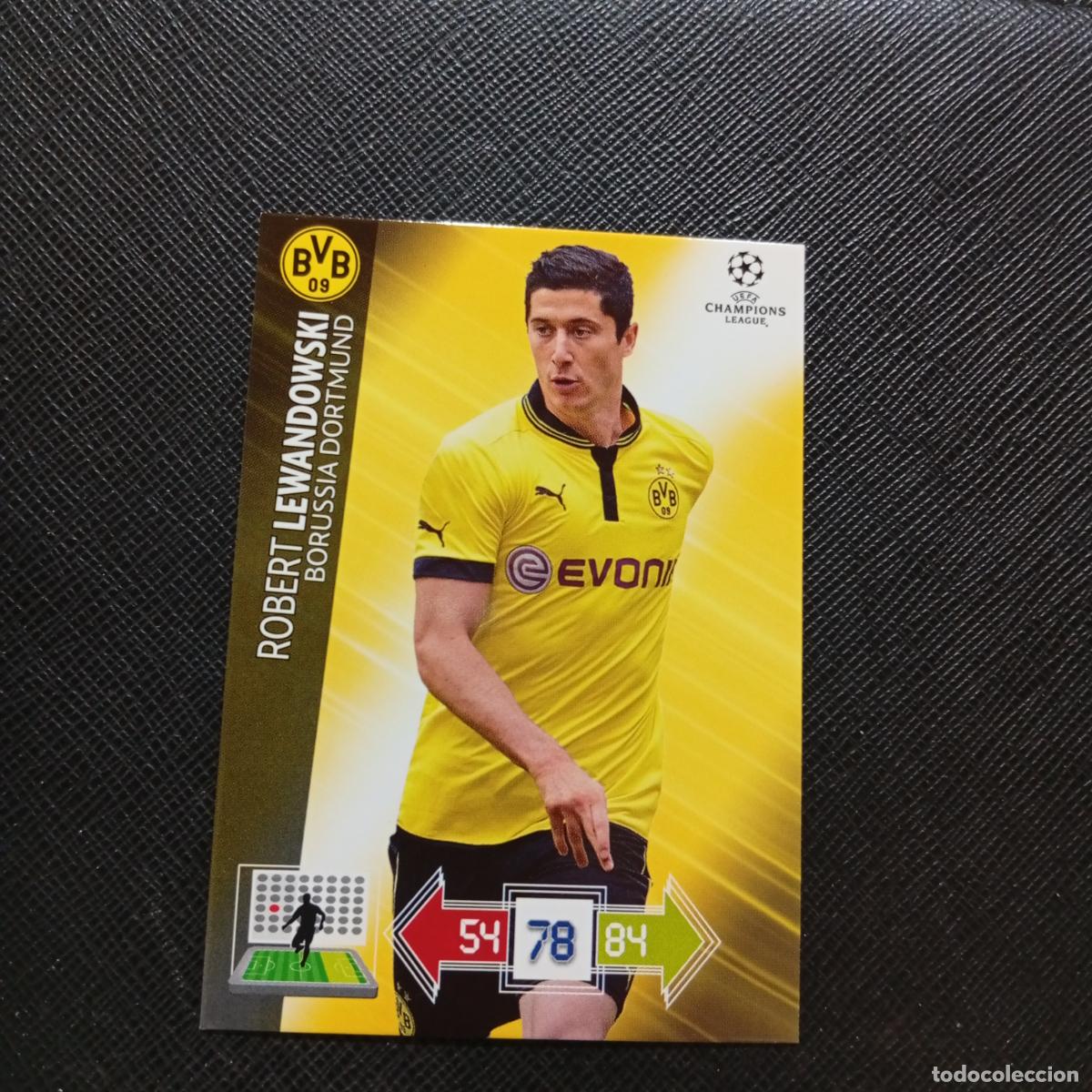 Cromos de f&uacute;tbol: LEWANDOWSKI BORUSSIA DORTMUND ADRENALYN CHAMPIONS LEAGUE 2012 2013 FUTBOL 12 13 - A210 PG505 B