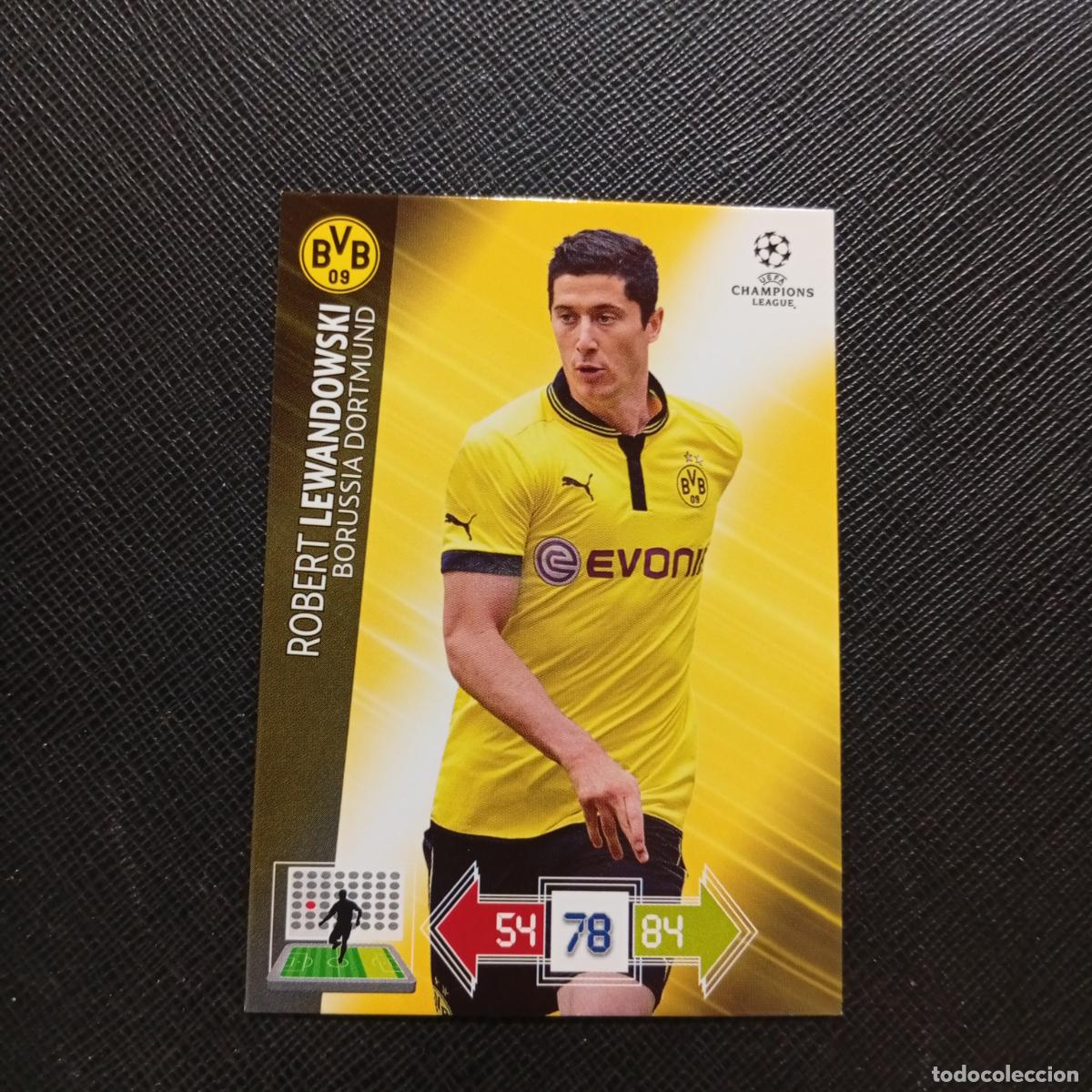 Cromos de f&uacute;tbol: LEWANDOWSKI BORUSSIA DORTMUND ADRENALYN CHAMPIONS LEAGUE 2012 2013 FUTBOL 12 13 - A210 PG514
