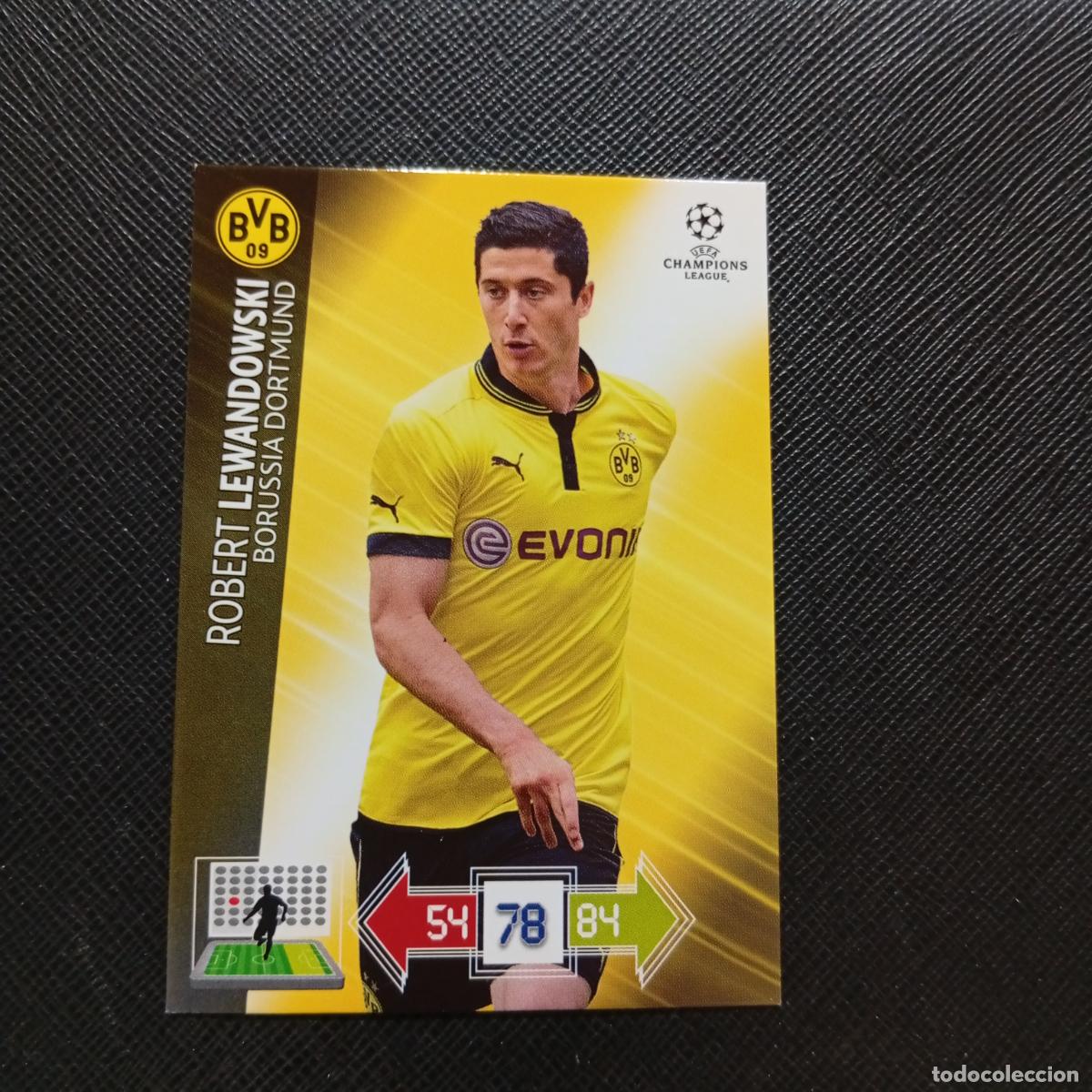 Cromos de f&uacute;tbol: LEWANDOWSKI BORUSSIA DORTMUND ADRENALYN CHAMPIONS LEAGUE 2012 2013 FUTBOL 12 13 - A210 PG523