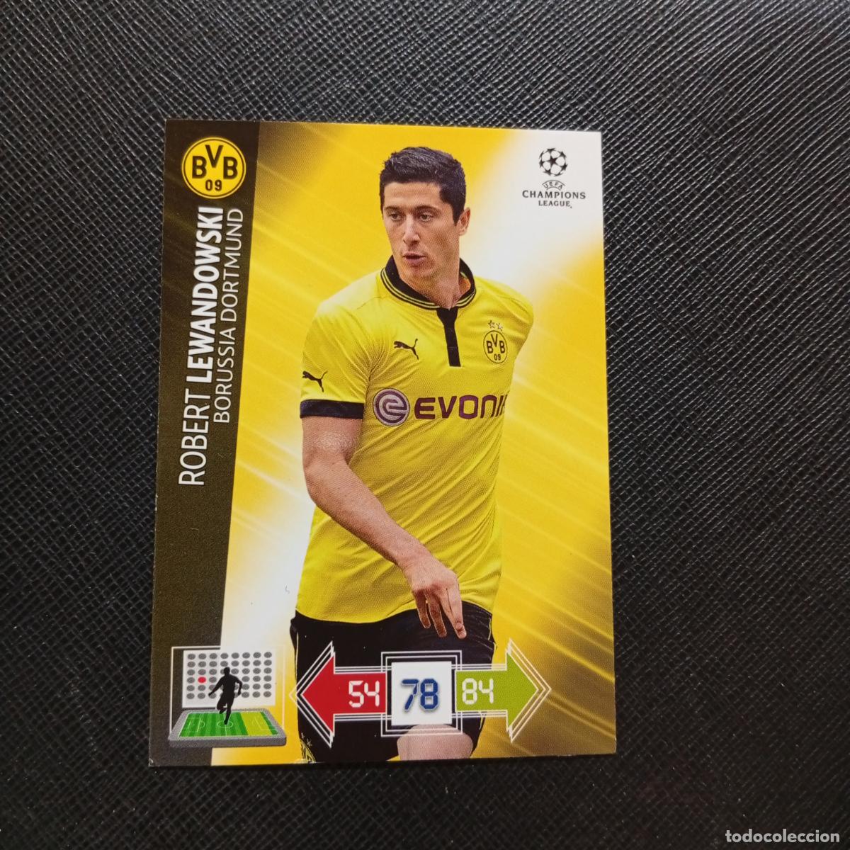 Cromos de f&uacute;tbol: LEWANDOWSKI BORUSSIA DORTMUND ADRENALYN CHAMPIONS LEAGUE 2012 2013 FUTBOL 12 13 - A210 PG523 B