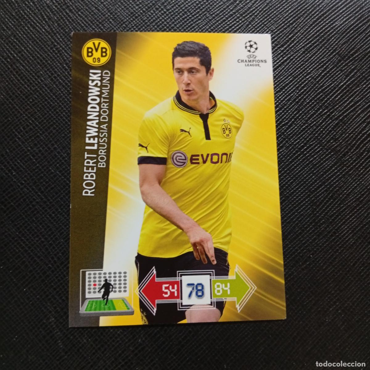 Cromos de f&uacute;tbol: LEWANDOWSKI BORUSSIA DORTMUND ADRENALYN CHAMPIONS LEAGUE 2012 2013 FUTBOL 12 13 - A210 PG532 B