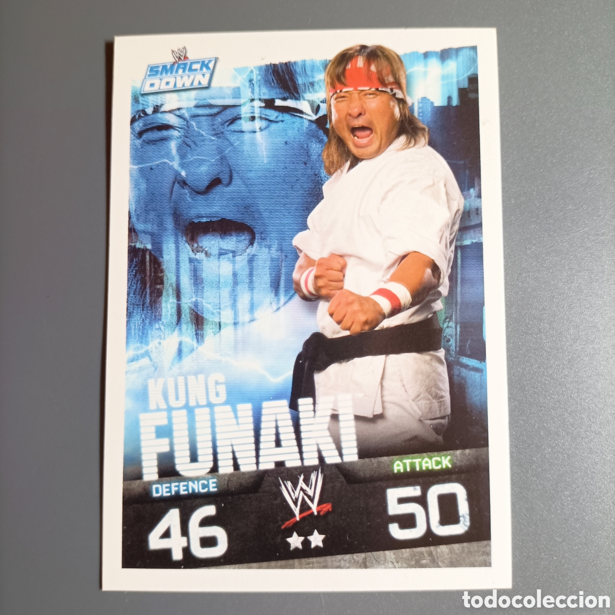 Cromos de f&uacute;tbol: CARTA WWE Topps Slam Attax Evolution 2009 - KUNG FUNAKI