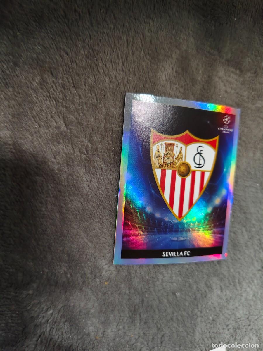 Fu&szlig;ball-Sticker: 413 CHAMPIONS LEAGUE 09 10 PANINI ESCUDO LOGO SEVILLA FC 2009 2010 UCL AAA