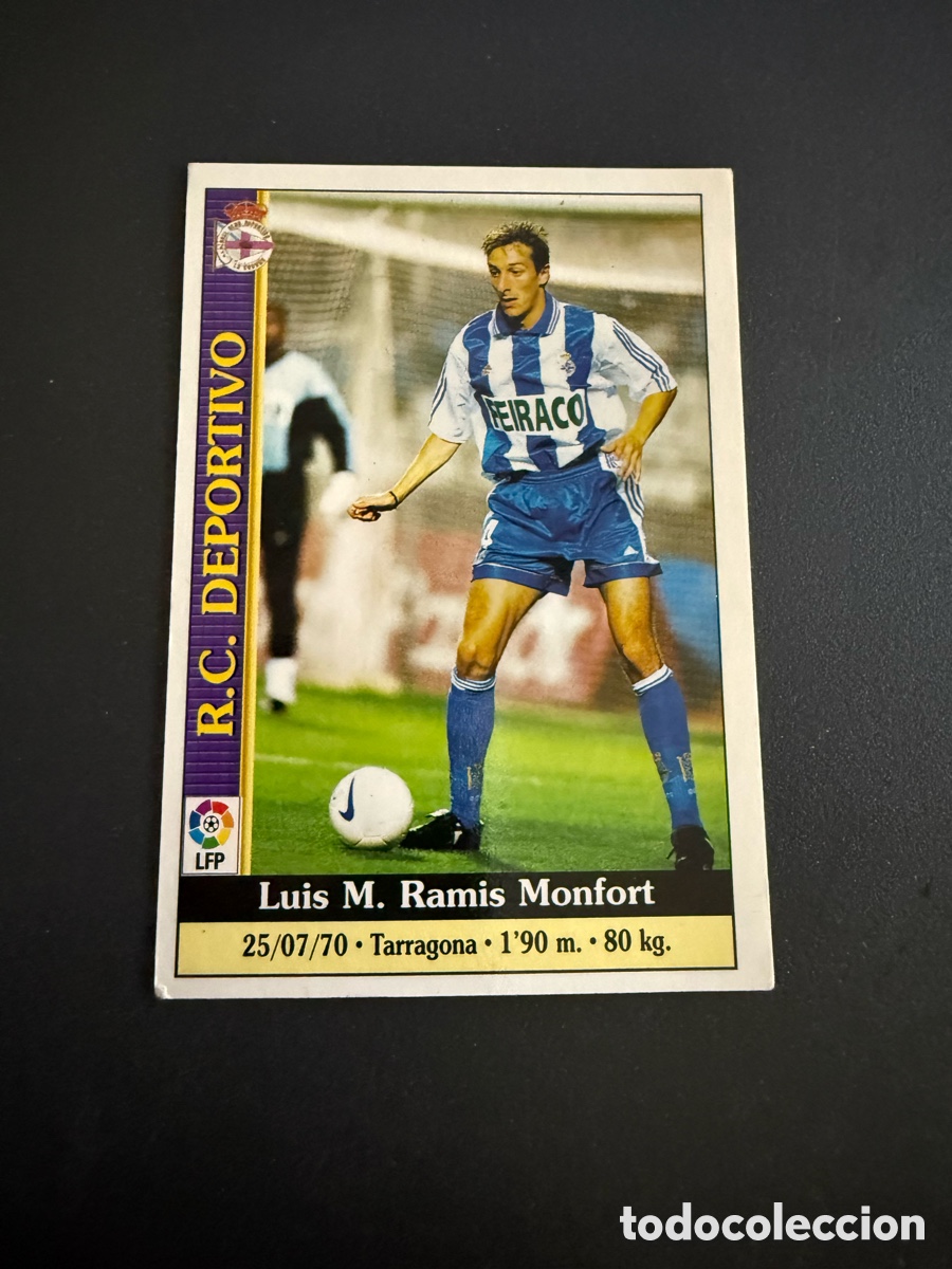 Cromos de f&uacute;tbol: MUNDICROMO 2000. n 99. RAMIS ( Deportivo)