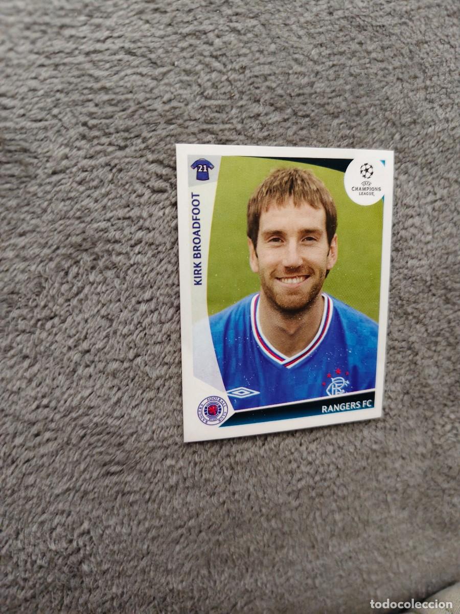 Cromos de Futebol: 434 CHAMPIONS LEAGUE 09 10 PANINI KIRK BROADFOOT RANGERS FC 2009 2010 UCL AAA