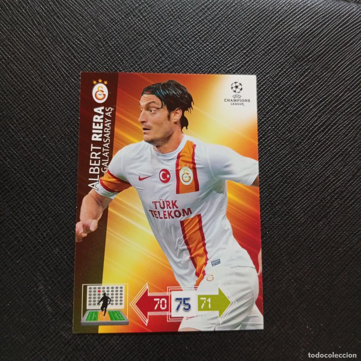 Cartes &agrave; collectionner de Football: ALBERT RIERA GALATASARAY ADRENALYN CHAMPIONS LEAGUE 2012 2013 FUTBOL 12 13 - A207 PG47