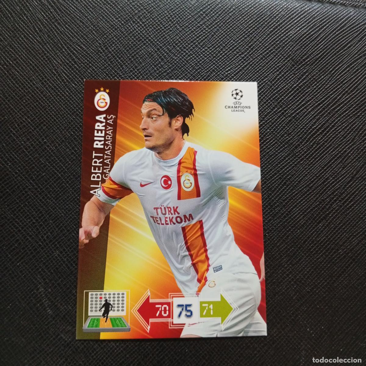 Cartes &agrave; collectionner de Football: ALBERT RIERA GALATASARAY ADRENALYN CHAMPIONS LEAGUE 2012 2013 FUTBOL 12 13 - A207 PG63