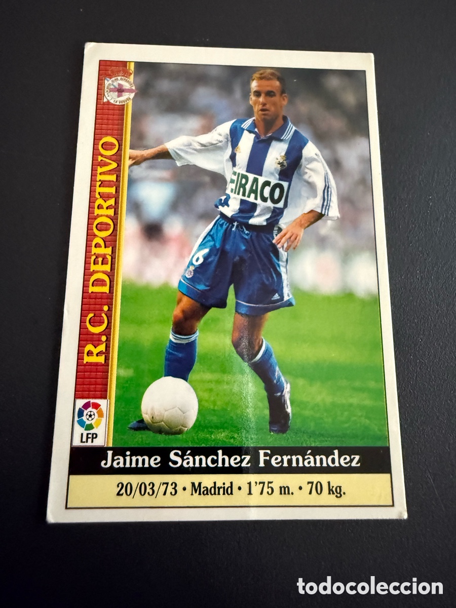 Cromos de f&uacute;tbol: MUNDICROMO 2000. n 104. JAIME ( Deportivo)