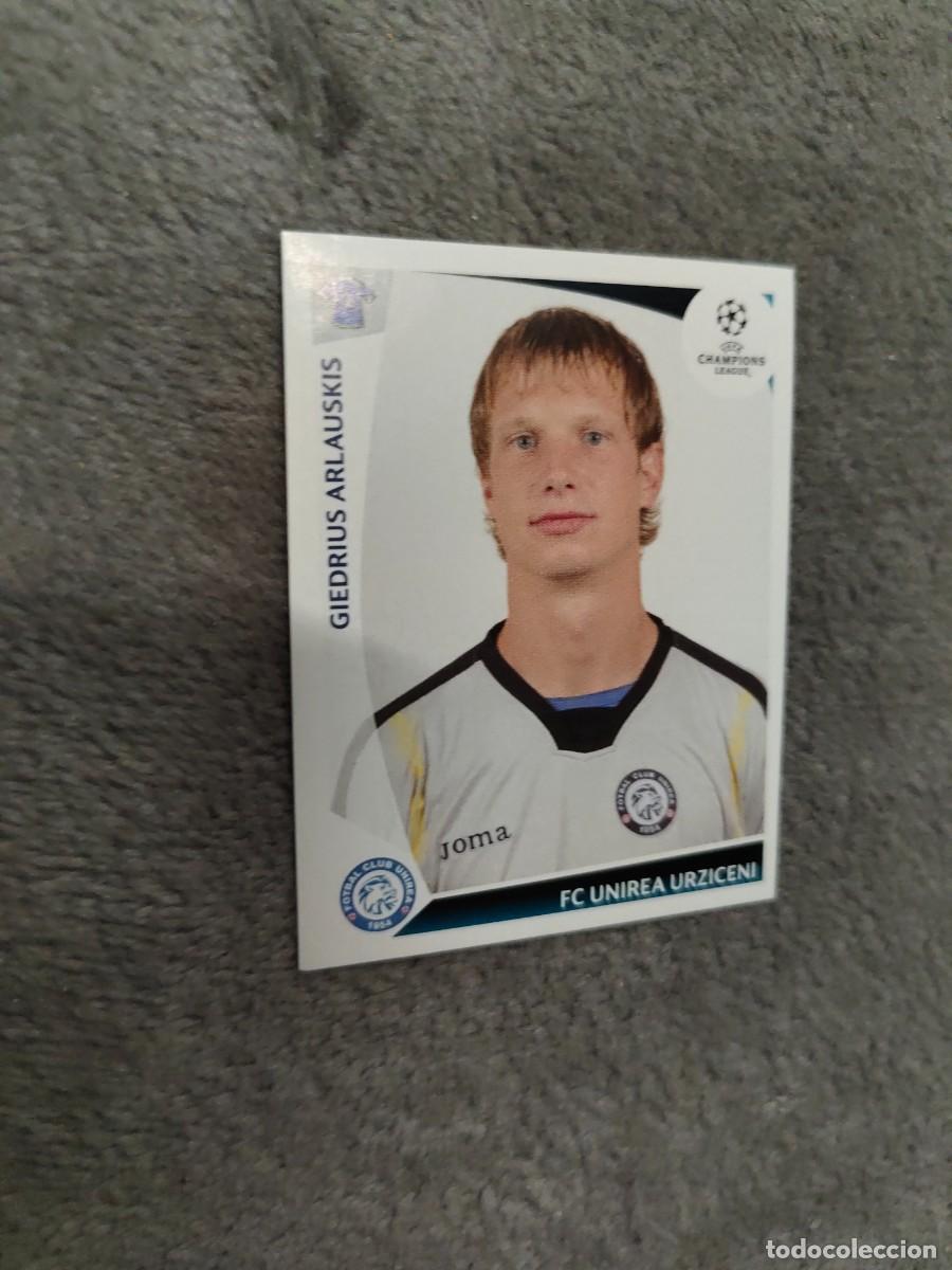 Fu&szlig;ball-Sticker: 465 CHAMPIONS LEAGUE 09 10 PANINI GIEDRIUS ARLAUSKIS FC UNIREA URZICENI 2009 2010 UCL AAA