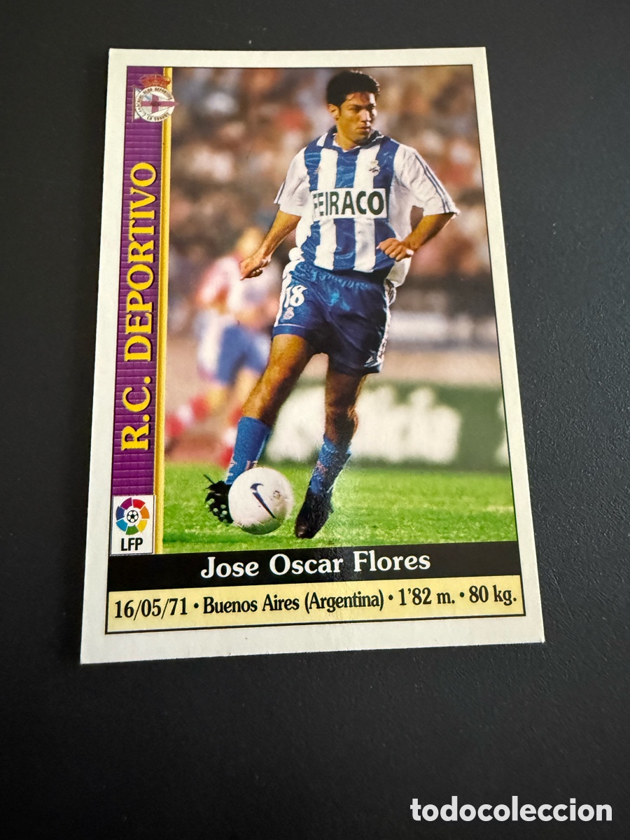 Cromos de f&uacute;tbol: MUNDICROMO 2000. n 106. TURU FLORES ( Deportivo)