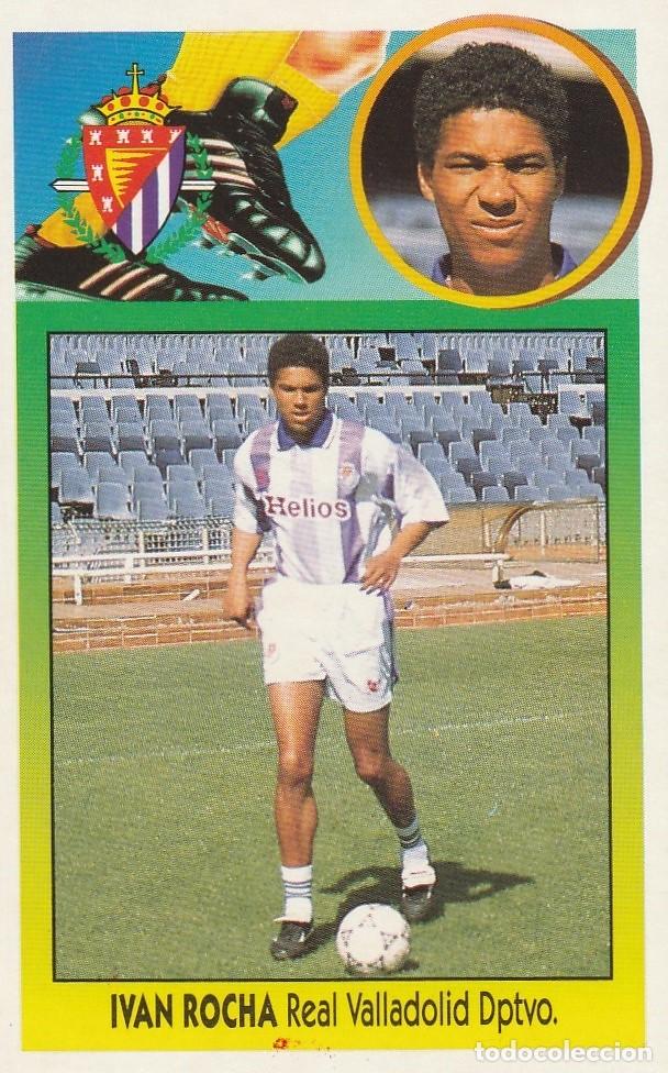 Fu&szlig;ball-Sticker: ESTE 93-94. IV&Aacute;N ROCHA. CART&Oacute;N. NUNCA PEGDO.