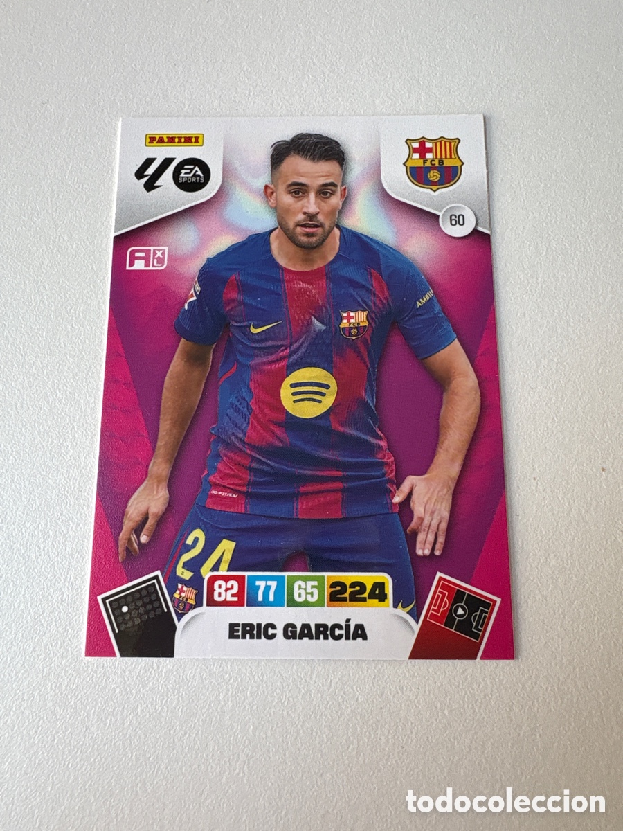Figurine di Calcio: Carta Eric Garc&iacute;a 60 Bar&ccedil;a Adrenalyn 2025-26