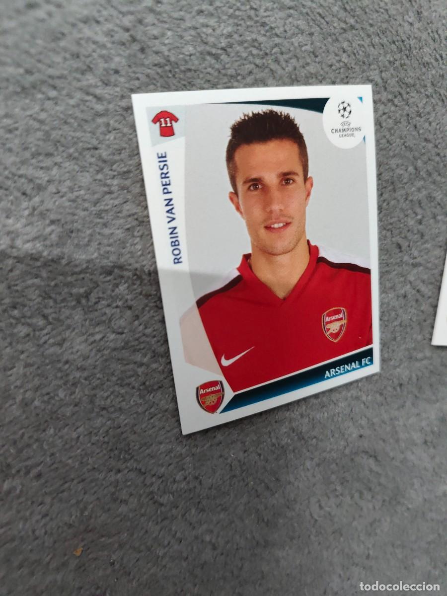 Cromos de f&uacute;tbol: 496 CHAMPIONS LEAGUE 09 10 PANINI ROBIN VAN PERSIE ARSENAL FC 2009 2010 UCL AAA