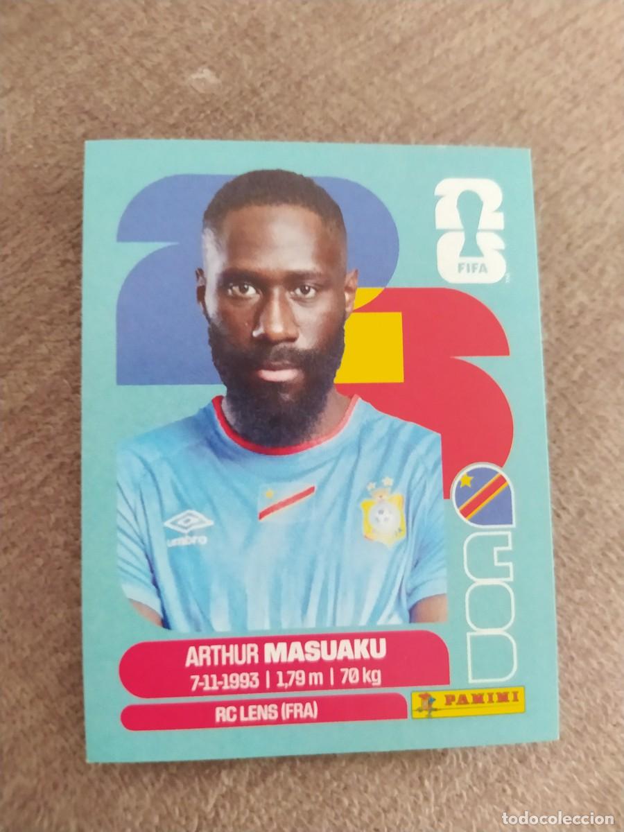 Cartes &agrave; collectionner de Football: COD 05 Arthur MASUAKU 5 RD Congo mundial 2026 panini