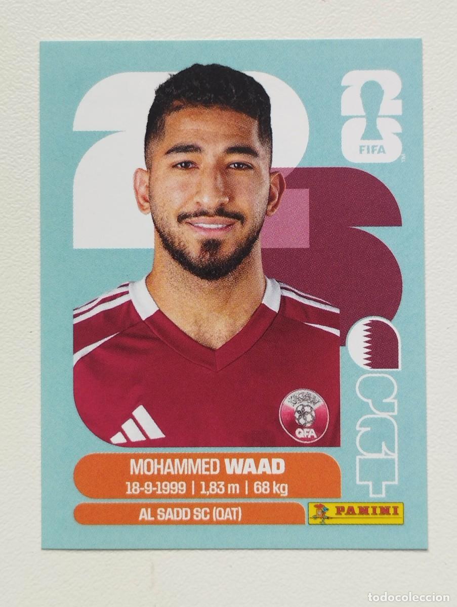 Cartes &agrave; collectionner de Football: CROMO STICKER WORLD CUP 2026 MUNDIAL 26 QATAR QAT14 QAT 14 MOHAMMED WAAD