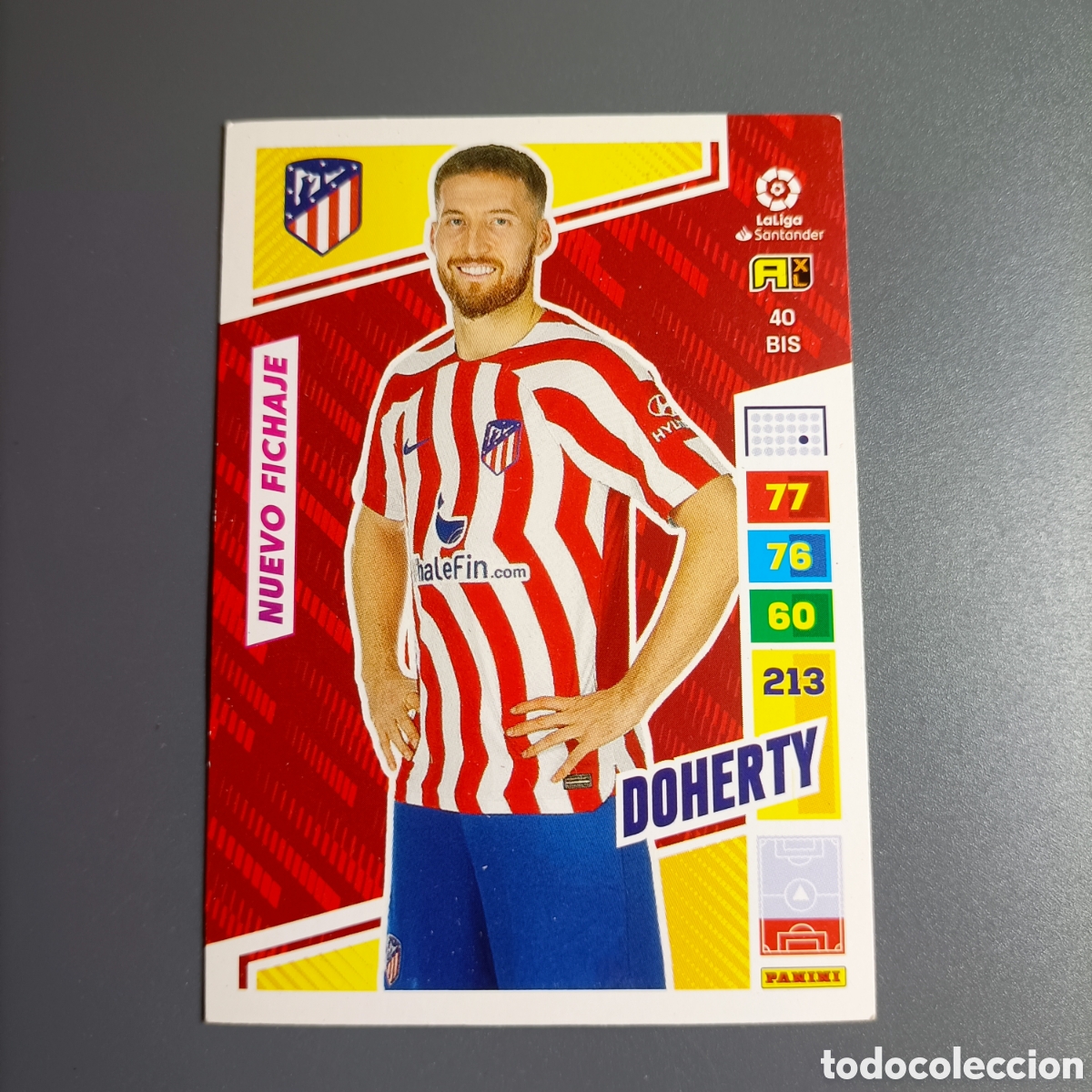 Figurine di Calcio: ADRENALYN LIGA 2022-2023 (ATL&Eacute;TICO) №40 BIS. DOHERTY / NUEVO FICHAJE
