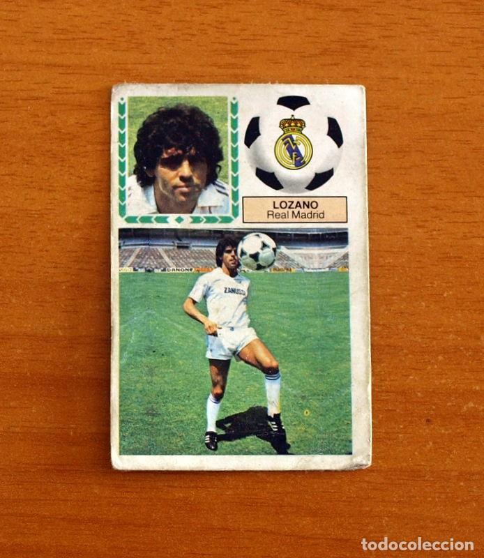 Figurine di Calcio: Real Madrid - Lozano - Fichaje n&ordm; 13 - Ediciones Este Liga 1983-1984, 83-84