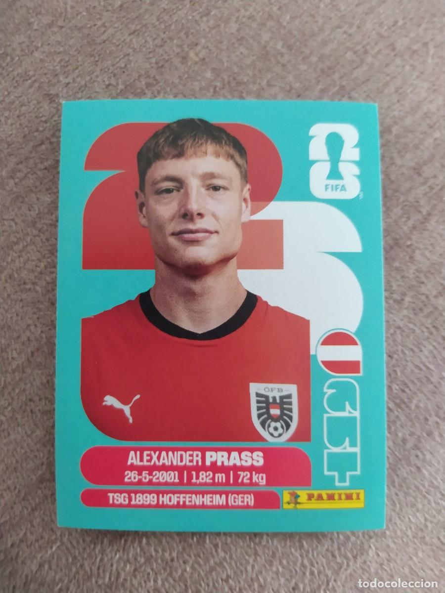 Cartes &agrave; collectionner de Football: AUT 09 Alexander PRASS 9 Austria mundial 2026 panini