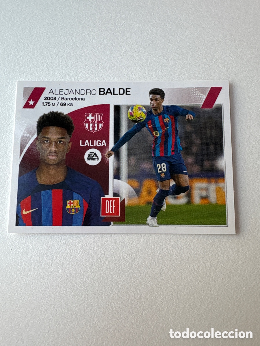 Cromos de f&uacute;tbol: Carta Balde 11 Bar&ccedil;a Liga Este 2023-24
