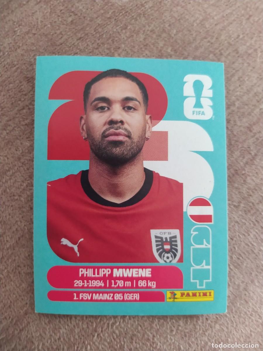 Cromos de f&uacute;tbol: AUT 08 Phillipp MWENE 8 Austria mundial 2026 panini