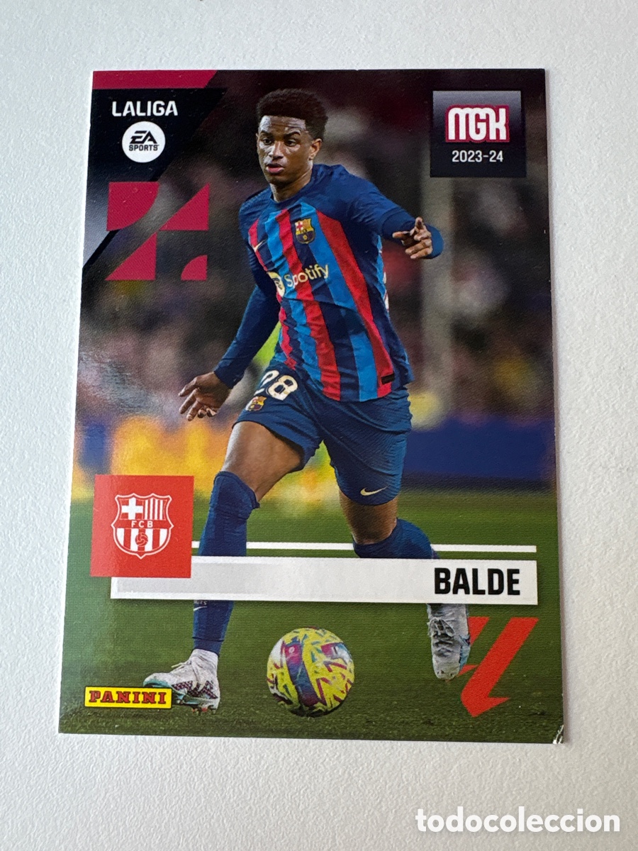Cromos de f&uacute;tbol: Carta Balde 99 Bar&ccedil;a Megacracks 2023-24