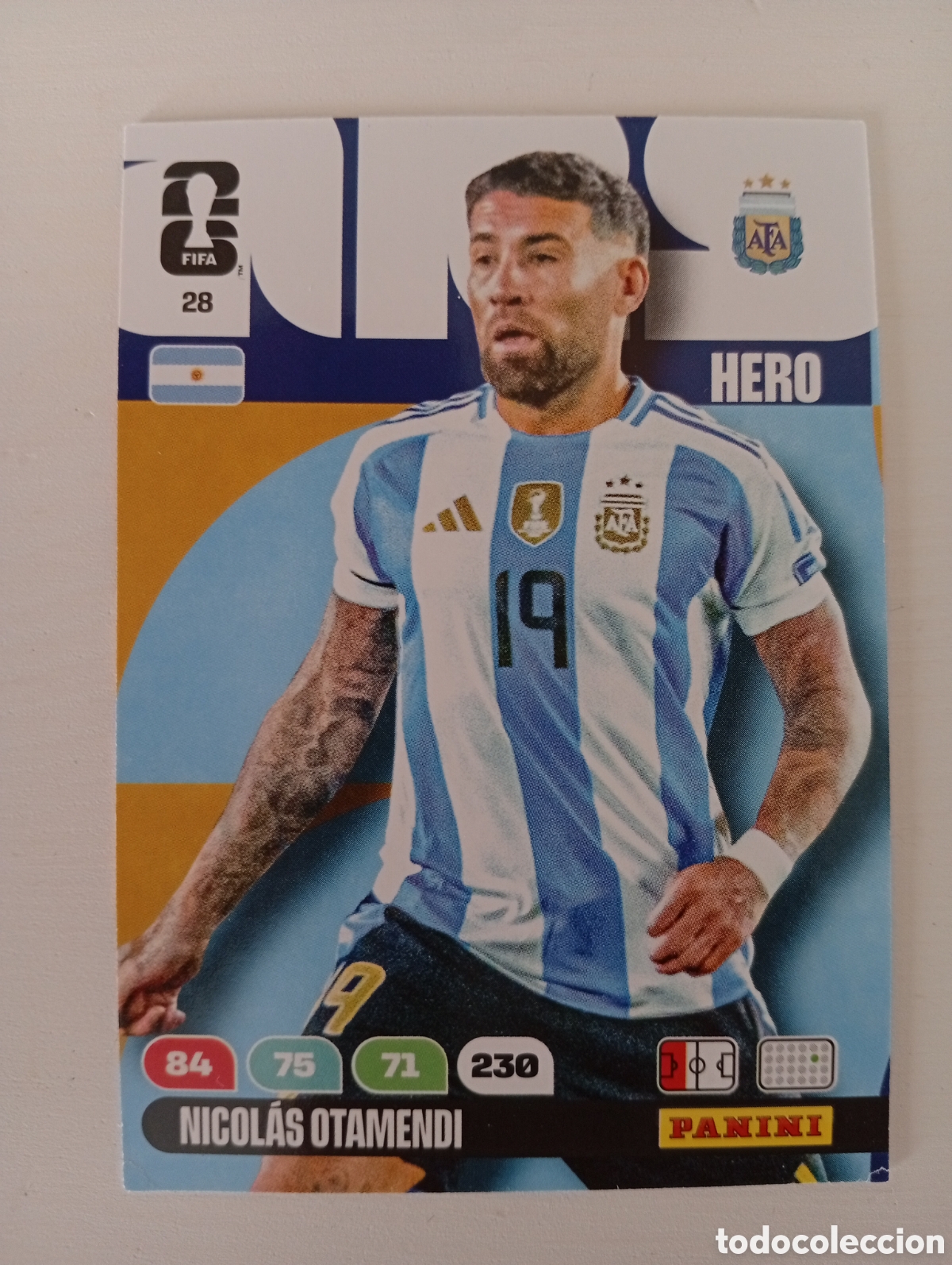 Cromos de Futebol: 28 NICOLAS OTAMENDI ARGENTINA ADRENALYN MUNDIAL FIFA WORLD CUP 2026 PANINI