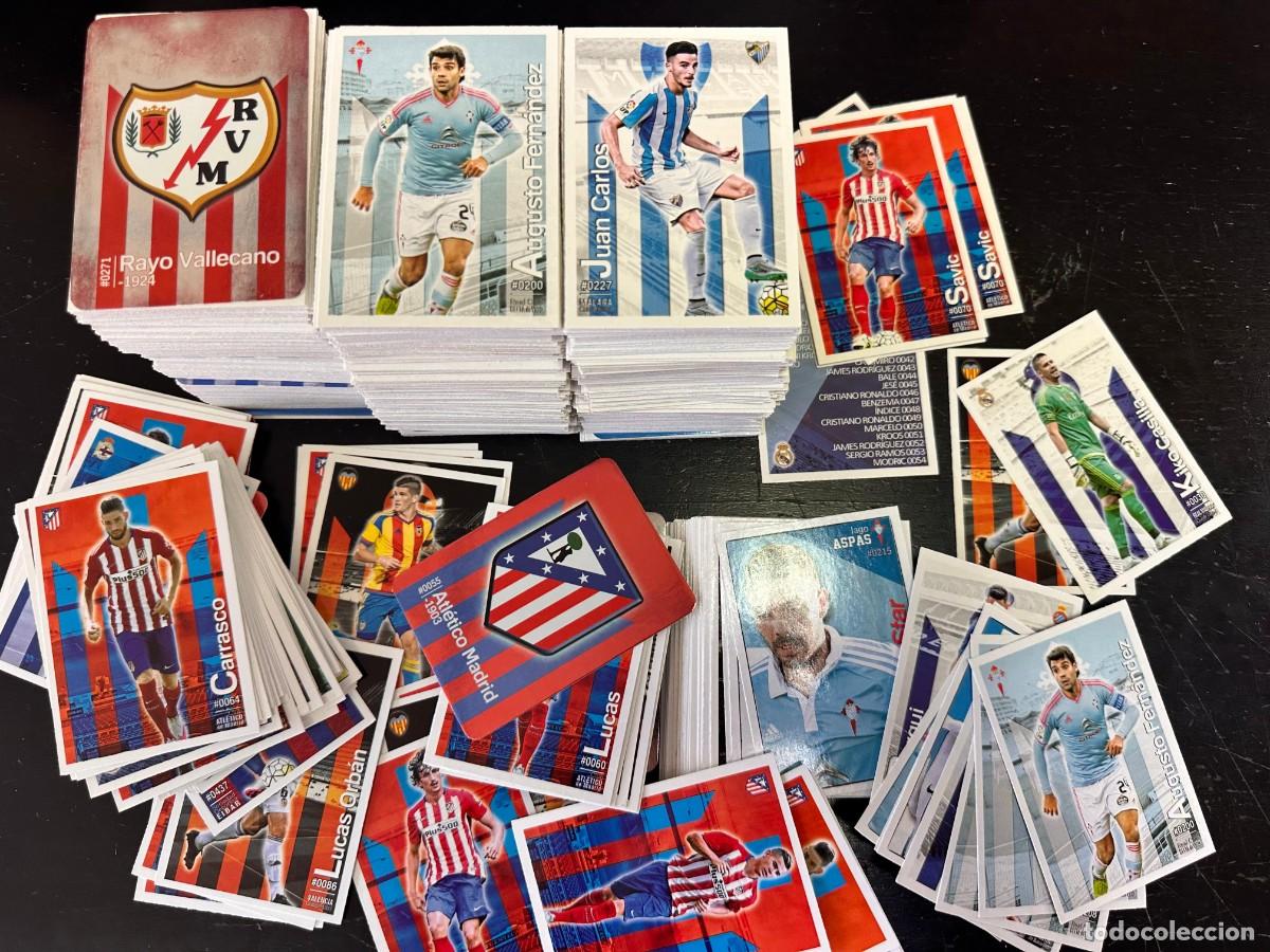 Cromos de f&uacute;tbol: Lote 700 Cards Aprox Mundicromo 2015 Fichas Quiz 16