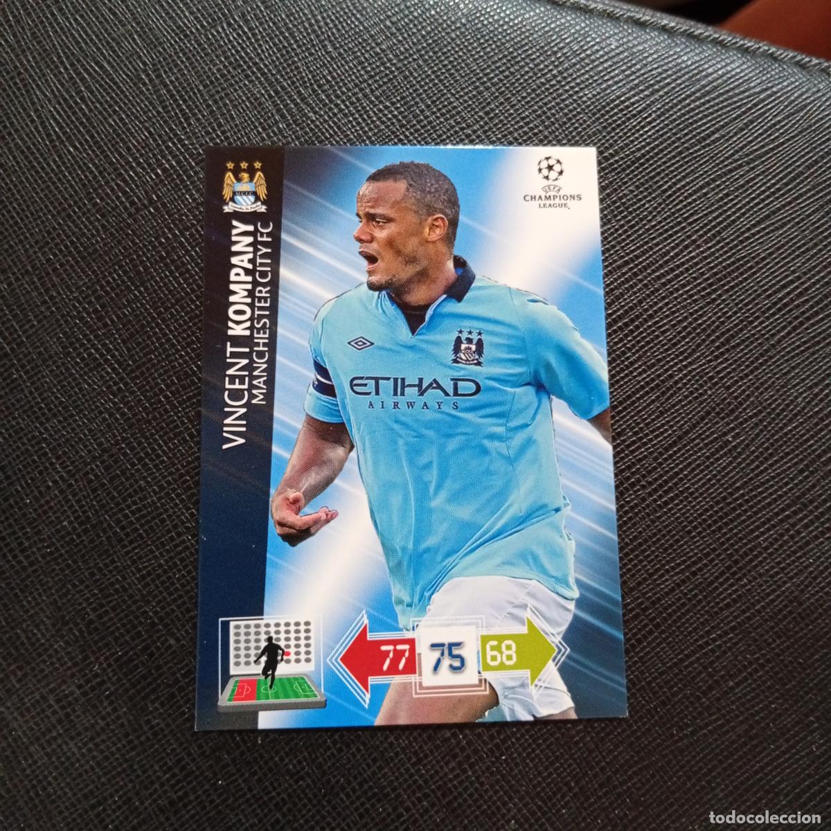 Cromos de f&uacute;tbol: KOMPANY MANCHESTER CITY ADRENALYN CHAMPIONS LEAGUE 2012 2013 FUTBOL 12 13 - A207 PG140