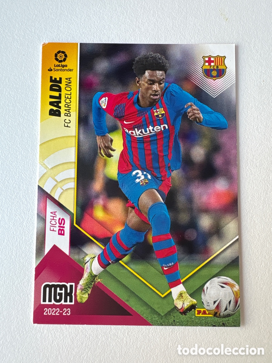 Cromos de f&uacute;tbol: Carta Balde 75bis Bar&ccedil;a Megacracks 2022-23