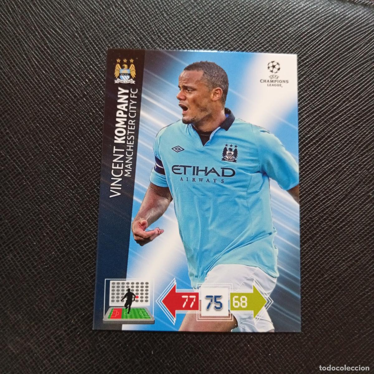 Cromos de f&uacute;tbol: KOMPANY MANCHESTER CITY ADRENALYN CHAMPIONS LEAGUE 2012 2013 FUTBOL 12 13 - A207 PG168