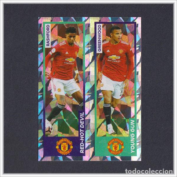 Figurine di Calcio: PREMIER LEAGUE 2020 2021 20 21 PANINI MASON GREENWOOD RASHFORD 438 STICKER MANCHESTER UNITED ALBUM