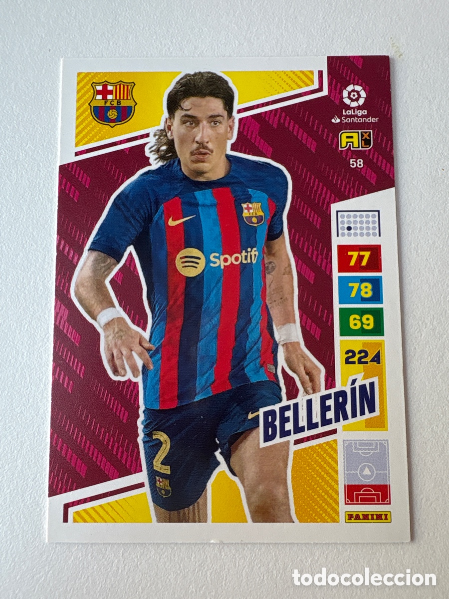 Figurine di Calcio: Carta Beller&iacute;n 58 Bar&ccedil;a Adrenalyn 2022-23
