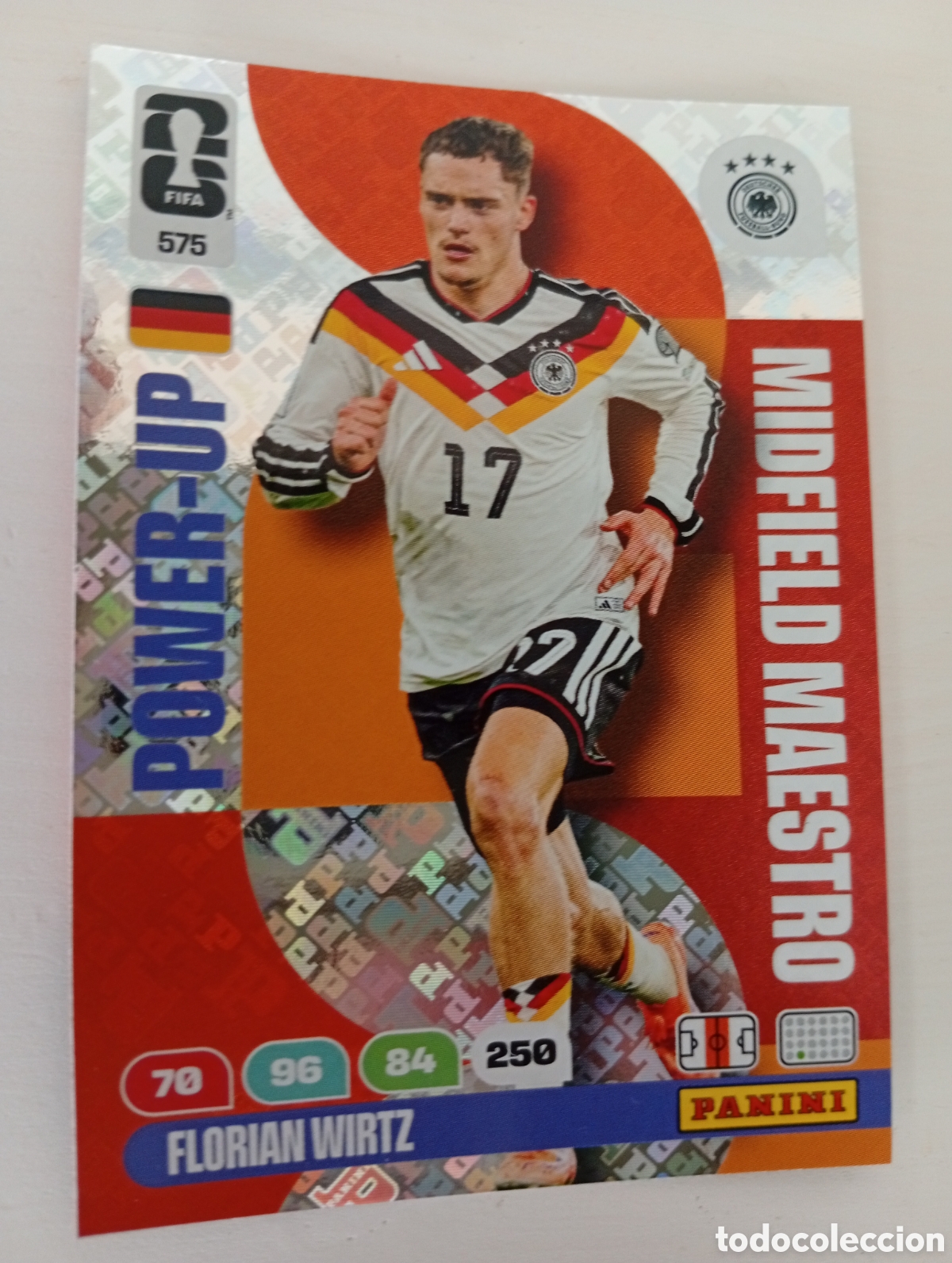 Football Stickers: ADRENALYN XL FIFA WORLD CUP 2026 MIDFIELD MAESTRO POWER - UP FLORIAN WIRTZ 575