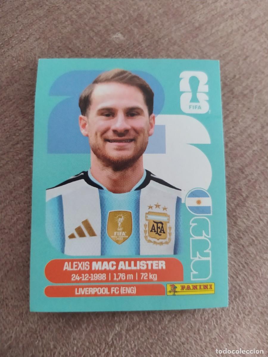 Football Stickers: ARG 09 Alexis MAC ALLISTER 9 Argentina mundial 2026 panini
