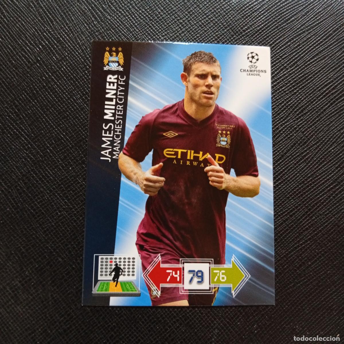 Cartes &agrave; collectionner de Football: MILNER MANCHESTER CITY ADRENALYN CHAMPIONS LEAGUE 2012 2013 FUTBOL 12 13 - A207 PG201