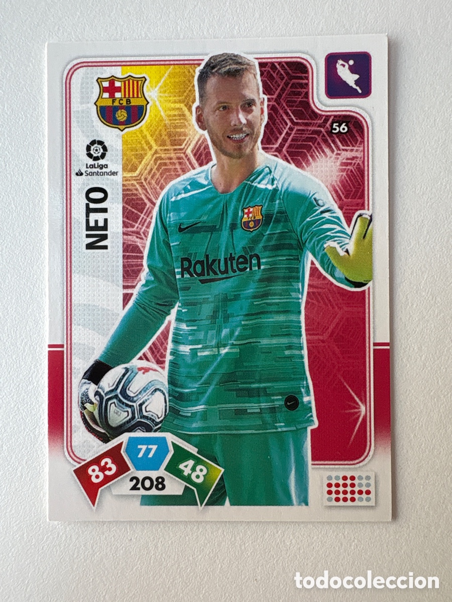 Cromos de f&uacute;tbol: Carta Neto 56 Bar&ccedil;a Adrenalyn 2019-20