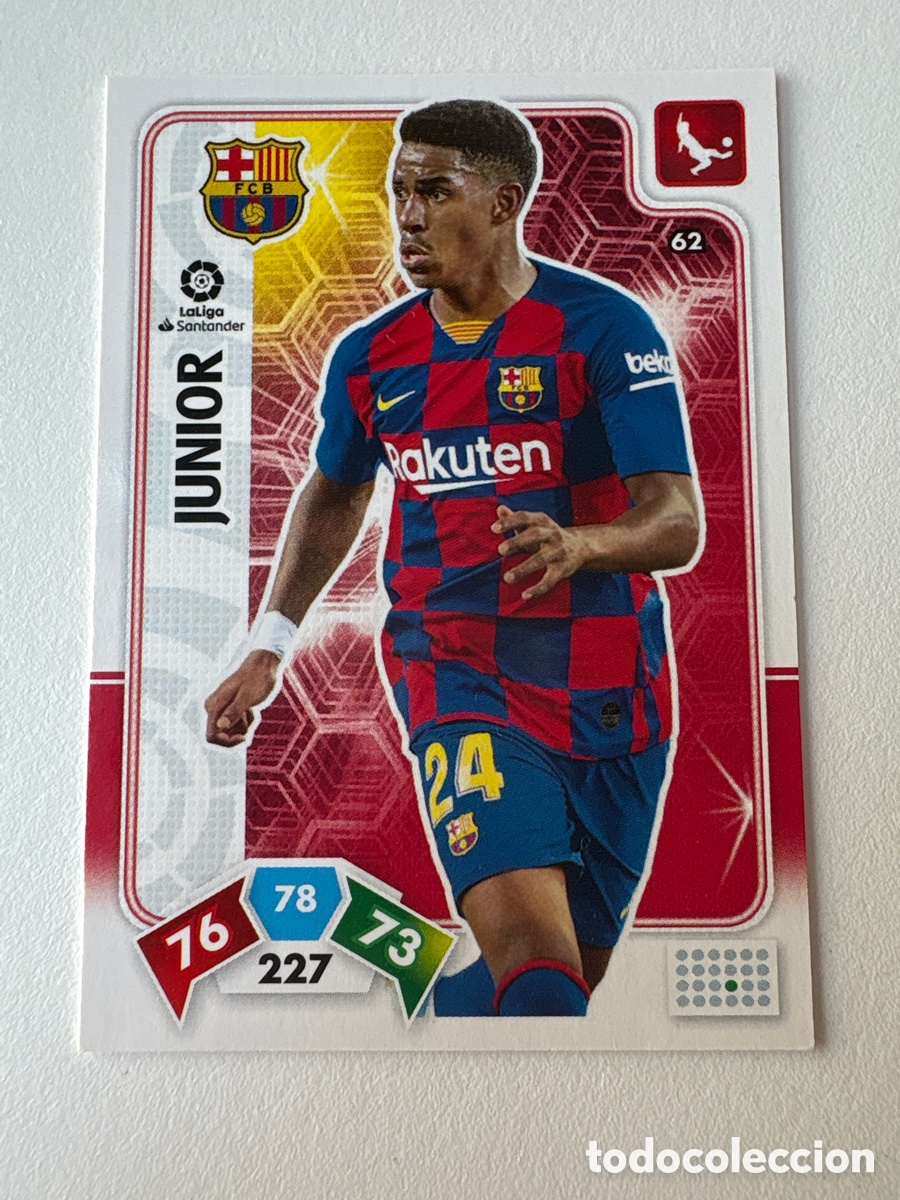 Cromos de f&uacute;tbol: Carta Junior 62 Bar&ccedil;a Adrenalyn 2019-20