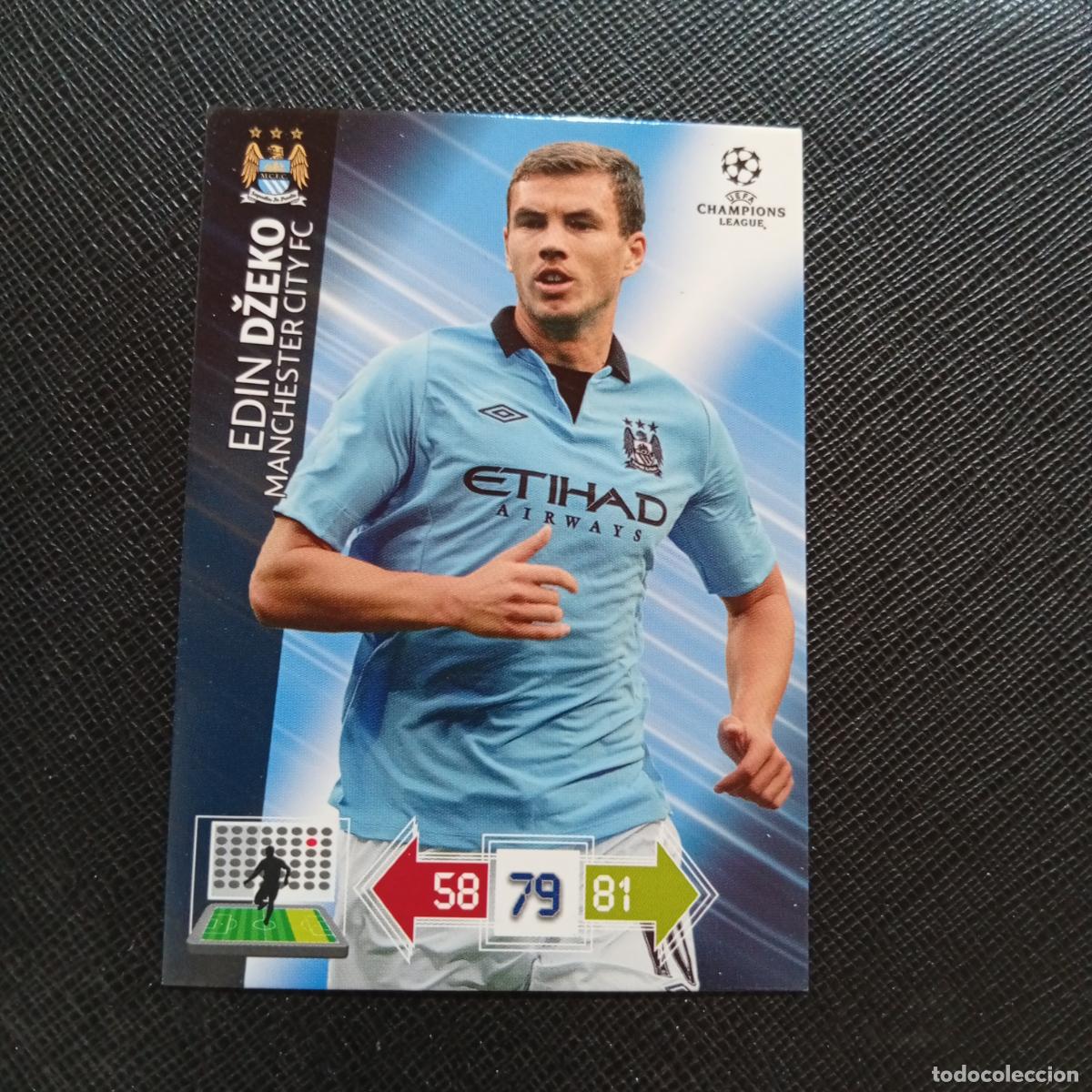Figurine di Calcio: DZEKO MANCHESTER CITY ADRENALYN CHAMPIONS LEAGUE 2012 2013 FUTBOL 12 13 - A207 PG228 C